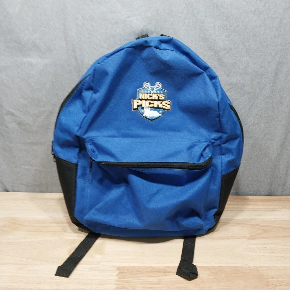 Unbranded Backpack Nicks Picks Lacrosse Logo Blue